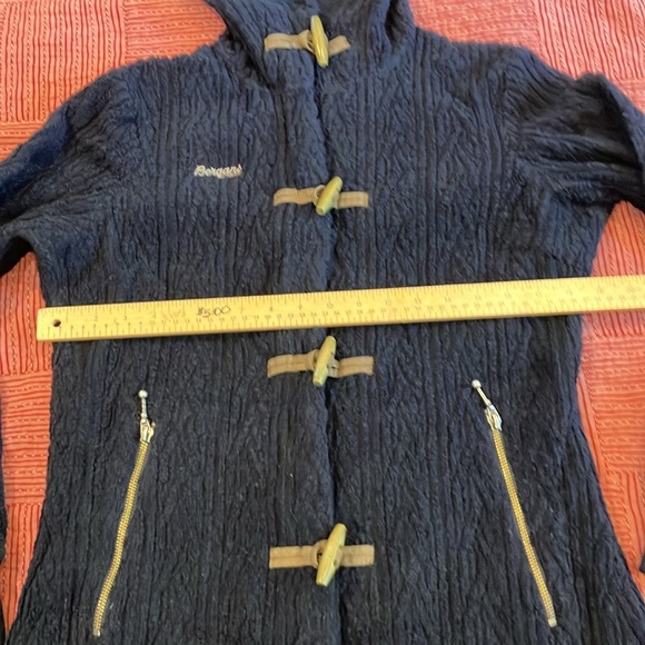 Women’s medium wool jacket Bergan’s of Norway wool coat - dark blue - Picture 12 of 16